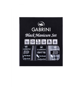 Gabrini French Black Manicure Set