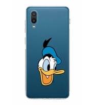 Samsung Galaxy A02  Kamera Korumalı  Kapak Donald Duck Tasarımlı  Şeffaf Kılıf