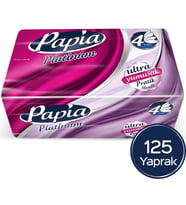 Papia Platinum Pratik Mendil 125 Yaprak (4 Katlı) Tekli Pk