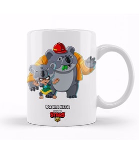 Brawl Stars Koala Nıta Kupa Bardak Porselen