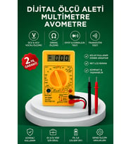 Dijital Multimetre Ölçü Aleti AC DC Ölçüm ve LCD Ekranlı