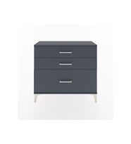 Arges Şifonyer 3 Çekmeceli 88x30x80 Antrasit-Antrasit