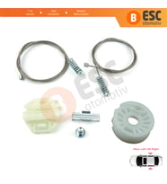 Mercedes E W210 S210 1995-2003 2107301646 2107301546 İçin Arka Sol veya Sağ Cam Kriko Tamir Seti