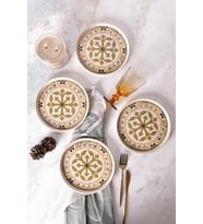 Timeless Brown Stackable Pasta Tabağı 21 Cm 4 Adet 21972