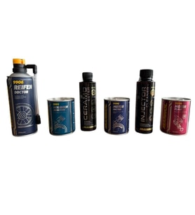 Mannol Araç Bakım Seti (Reifen Doctor + Ceramo Ester + Motor Doctor + Molibden Additive + Motor Flush + Injector Cleaner)