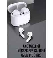 Beyaz Yeni Nesil Pro Bluetooth Kulaklık Yüksek Ses Kaliteli Anc Özelliği