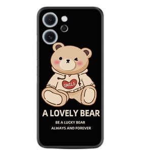 Oppo Reno 14F Kılıf Boutique Baskılı Resimli Lovely Bear Pcode -094