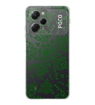 Poco X5 Pro  Kamera korumalı Kapak Nostalji Desen Tasarımlı  Şeffaf Kılıf