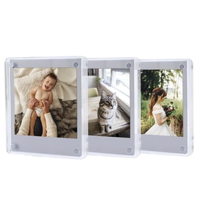 Instax Square Kare Film Uyumlu Mıknatıslı Pleksi Resim Çerçevesi 3 Adet