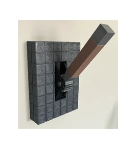 Minecraft Şalter Dekoru Hareketli 20X15 CM