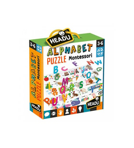Headu Montessori Alphabet Puzzle 3D (3-6 Yaş) It20973