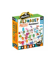 Headu Montessori Alphabet Puzzle 3D (3-6 Yaş) It20973