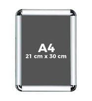 A4 Çerçeve - Rondo A4 Afiş Çerçevesi - Açılır Kapanır Aliminyum Çerçeve