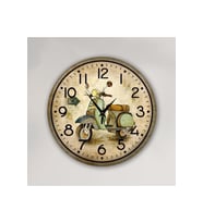 Bilge Tasarım Retro Duvar Saati 40 X 40 Cm (Karışık)