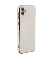 Samsung Galaxy A04 Kılıf Volet Silikon - Beyaz