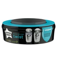 Tommee Tippee Twist & Click Çöp Poşeti Yedek Kartuş (1 Adet) (Siyah)