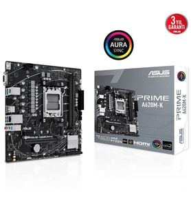 ASUS PRIME A620M-K DDR5 HDMI PCIe 16X v4.0 AM5 mATX