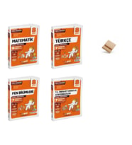 Gizli LGS 2027 8. Sınıf Tüm Dersler 4lü Set Konu Anlatımlı Modüler Dergi + Telefon Standı
