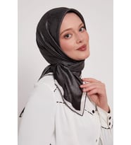 Levidor Kristal Eşarp Bulut Batik Antrasit