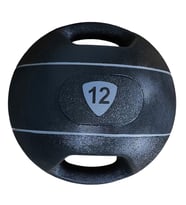 Avessa MB-100-12 Tutamaçlı Sağlık Topu 12 Kg (Siyah)