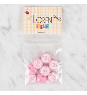 Crafts 8 Li Pembe Düğme - 398