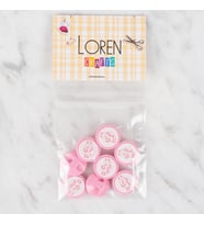 Crafts 8 Li Pembe Düğme - 398