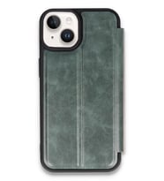 Newface Apple iPhone 14 Kılıf Flip Cover - Koyu Yeşil