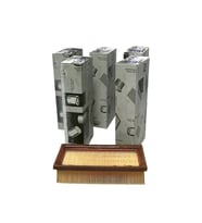 Vw Caddy I, Golf I, II, Jetta I II, Scirocco 1983-1991 Hava Filtresi 5 Adet (Beyaz-Gri)