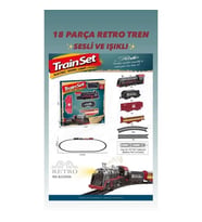 Mulvxurg  Urg02 Bj2308A 18 Parça Sesli̇ Işikli Retro Tren-Şi̇m (Mulvix)