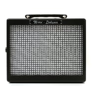 Fender 0234810000 MD20 Mini Deluxe Pilli Elektro Gitar Amfisi (Siyah) Cep Boyu Efsane Ton Kulaklık Çıkışı ve Klasik Deluxe Görünümü