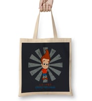Jimmy Neutron Retro Japanese Bez Çanta Uzun Saplı