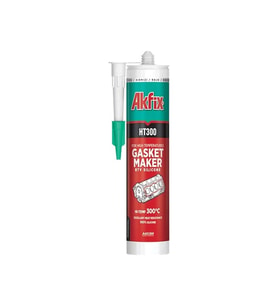 Akfix Ht300 Sa075 Yüksek Isı Silikonu 280 ml Kırmızı