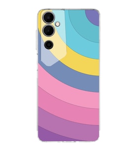 PrintiFy Tecno Pova Neo 2 Uyumlu Kamera Korumalı Renk Cümbüşü B Tasarımlı Şeffaf Silikon Kılıf