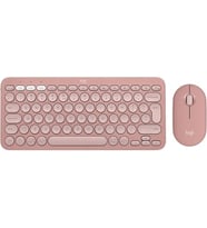 Logıtech Pebble 2 920-012247 Multi-Device Bluetooth Klavye Mouse Seti Pembe
