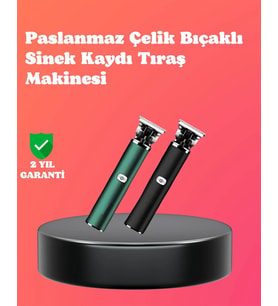 Paslanmaz Çelik Bıçaklı Sinek Kaydı Tıraş Makinesi Uzun Ömürlü