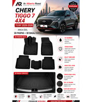CHERY TİGGO 7 4X4 11/AY 2026-2026 Araca Özel 3D Paspas + 3D Bagaj Havuzu