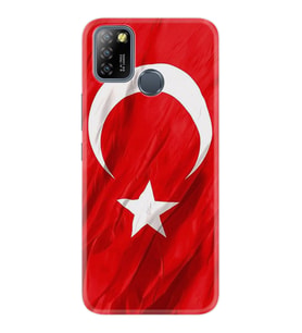 INFINIX Smart 4 5 6 Zero 8 S5 Pro Kılıf Desemli Silikon Şanlı Türk Bayrağı 4 1401