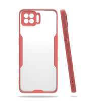 Oppo A73 Kılıf Platin Silikon - Pembe