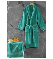 Cotton Box Exclusive Bornoz Takımı 5513 Yeşil M-L