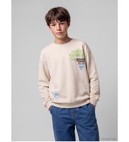 LCW Kids Bej Stranger Things Baskılı Erkek Çocuk Sweatshirt