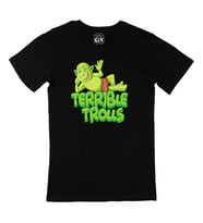 Terrible Trolls Siyah Tişört