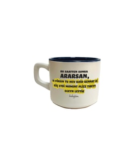 Bu Saatten Sonra Ararsan Baskılı Siyah Venüs Kupa