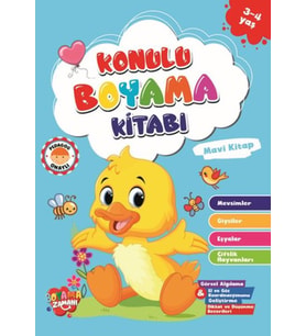 Konulu Boyama - MaviKitap (3-4 Yaş)