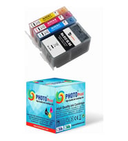 Photo Print Hp Officejet 8012 All-In-One 912XL-917XL 4 Renk Muadil Kartuş Seti 1.500 Sayfa (Siyah)