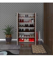 Kenzlife ayakkabılık ayakkabı dolabı kilitli be real cvz 120*70*32 kapaklı arkalıklı ofis dolabı iki bölme (Karışık)