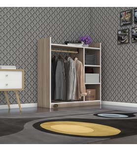 Kenzlife giysi dolabı turabi 090*090*30 crd