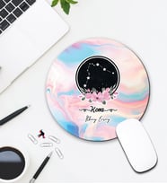 Kişiye Özel Kova Burcu Tasarımlı Mouse Pad 166