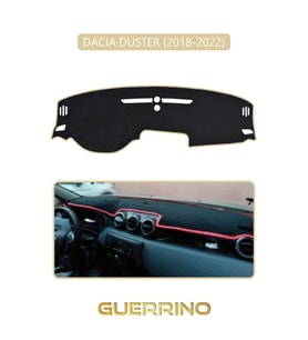 DACIA DUSTER 2018-2022TORPİDO KORUMA HALISI BEJ KENAR
