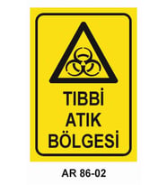 İŞ GÜVENLİĞİ UYARI LEVHASI 1 ADET PVC 21 X 29CM