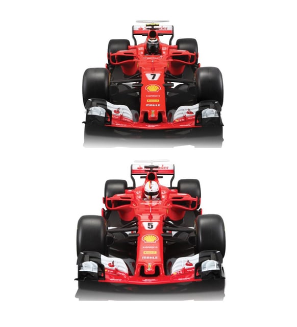Burago 1/18 Formula 1 Ferrari SF70H 2017 70. Yıl Özel F1 Model Araba